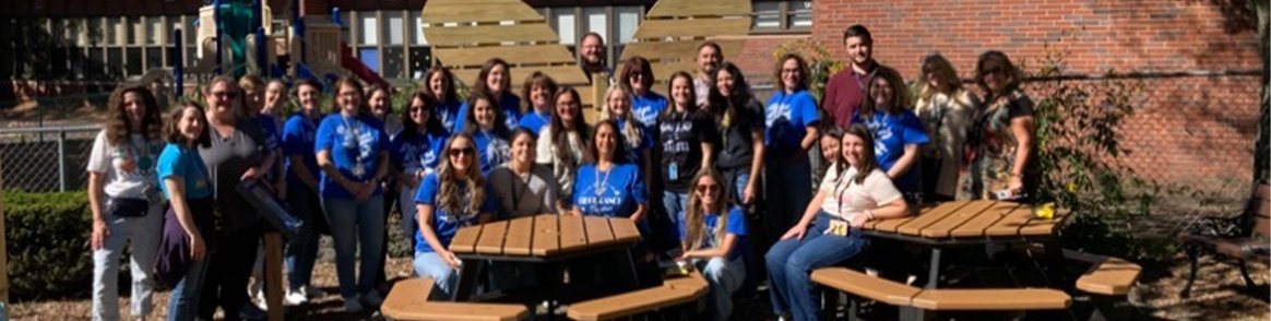 Faculty outside